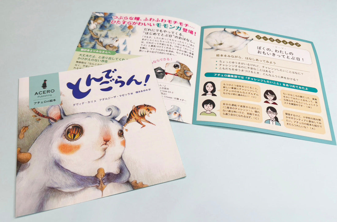 『とんでごらん!』のリーフレットができました。